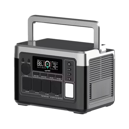 Station électrique Kaptrio Power 1000 avec poignée, vue de trois quarts